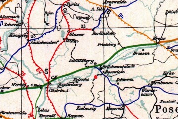 Mapka z 1911 roku.