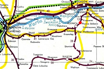 Mapka z 1949 roku.