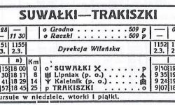 1936 Suwałki - Trakiszki.