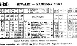 Suwałki - Jastrzębna lato 1955