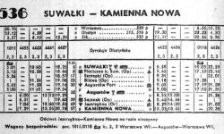 Suwałki - Kamienna Nowa zima 1955