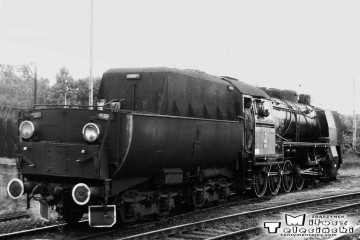 Rzepin 08.09.1986. Ty45- 363 przy lokomotywowni.