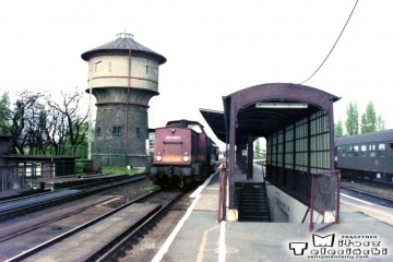 Kostrzyn 03.05.1992. Pociąg służbowy z Kietz.