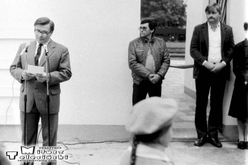 W dniu otwarcia Muzeum Kolei Wąskotorowej w Sochaczewskie 06.09.1986.