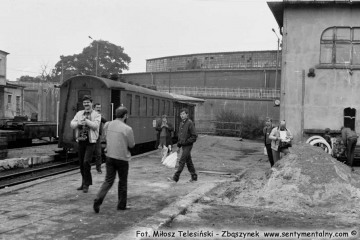 23.10.1987 Przed odjazdem pociągu specjalnego