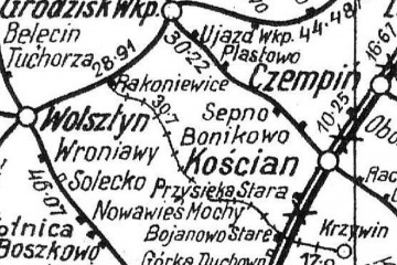 Mapka z 1927 roku