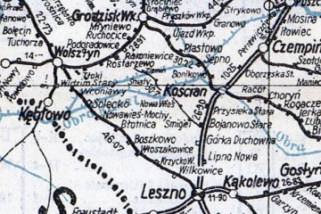 Mapka z 1920 roku