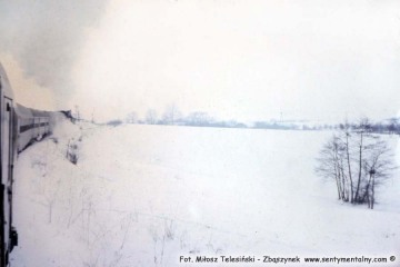 Stróże - Gorlice w lutym 1986