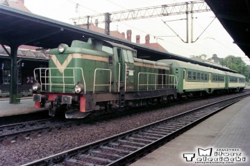Malbork. Pociąg do Małdyt 12.06.1998