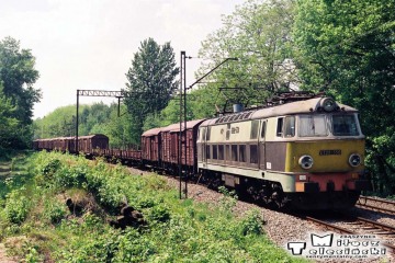 ET22-550 MD Warszawa Praga na odcinku WARSZAWA GDAŃSKA -JELONKI w dniu 06.06.1991.