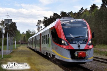 Spaała, pociąg do Łodzi w dniu 27.04.2024. 