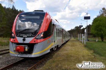 Spaała, pociąg do Łodzi w dniu 27.04.2024. 