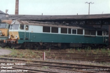 Olsztyn - lokomotywownia SP 47-001 w dniu 14.06.1998