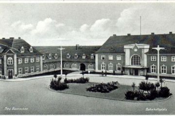 Plac Dworcowy około 1940 roku