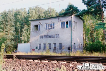 Nastawnia "Dąbrówka", wjazd od Rzepina - 06.08.2002