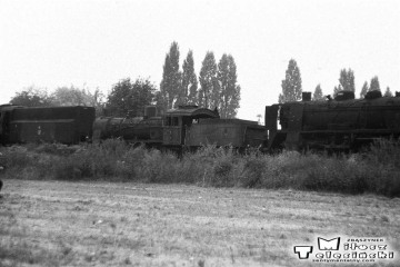 Tp3-36 przed remontem 13.09.1986 na trójkącie do obracania parowozów.
