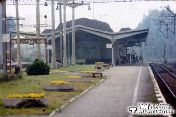 Zbąszynek w dniu 11.05.1986. W latach 1930 – 45 peron celny.