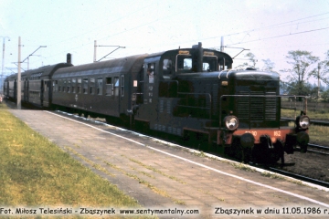 SP30 - 162 na manewrach. 11.05.1986.