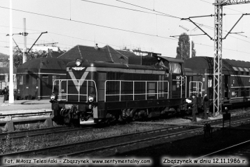 SP42-261 z Leszna w dniu 12.11.1986.