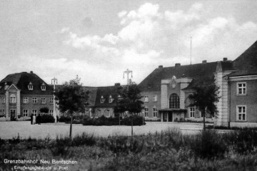 Plac Dworcowy w 1930 roku.