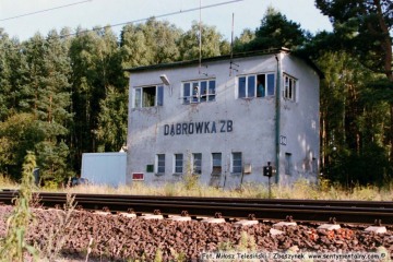 Nastawnia "Dąbrówka", wjazd od Rzepina - 06.08.2002