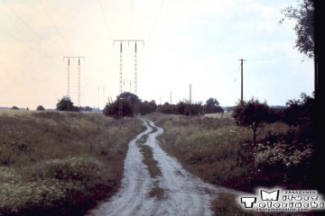 Nasyp "berliński" 1985. Widok w stronę Szczańca.