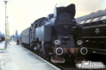 Tkt48-141 w Międzyrzeczu latem 1986.