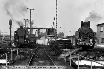 Tkt48-87 przy lokomotywowni Kępno w dniu 17.05.1987.