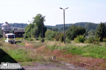 Sulęcin 12.09.2010. Wjeżdża pociąg z Rzepina.