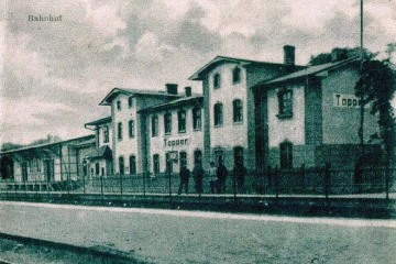 Toporów po rozbudowie i oddaniu liniii do Międzyrzecza, uruchomionej w dniu 01.08.1909 roku.