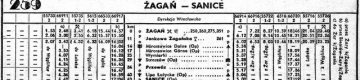 1957 Żagań - Sanice.