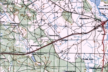 1964 Na mapie wydanej w Niemczech wykazana jeszcze w 1964 roku.