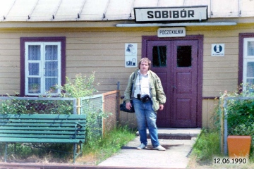 Stacja Sobibór w dniu 12.06.1991.