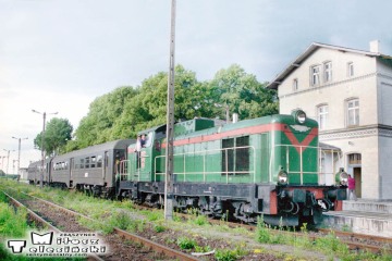 Skandawa 22.06.1993. SP42-163 z osobowym wraca do Korsz.