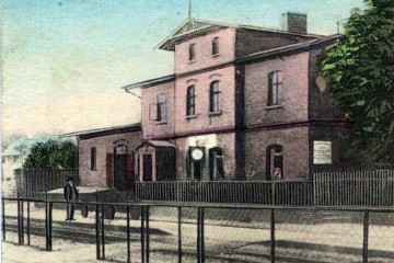 Stacja Toporów w 1906 roku.
