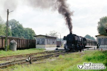 Ty2-239 w Węgorzewie do Kętrzyna w dniu 11.09.1990.