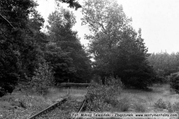 Rudnica 22.09.1987. Końcowy odcinku w kierunku nie czynnego od 1945 roku toru do Sulęcina. Pojawiały się przymiarki odbudowy linii.