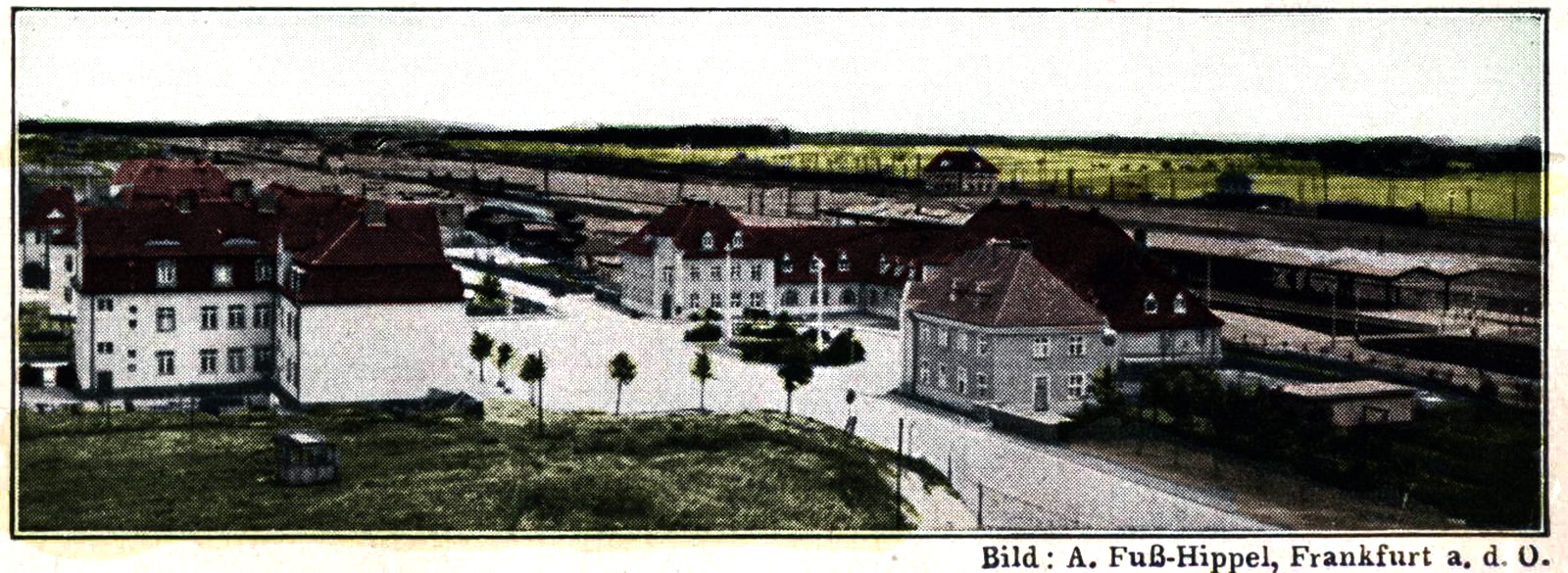 Widok dworca z 1931 roku.