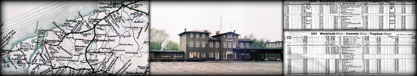 Po środku stacja Trzebiatów w dniu 09.05.1991.
