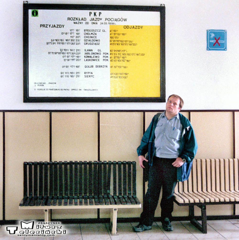 Na poczekalni w Brodnicy 11.06.1998 roku.